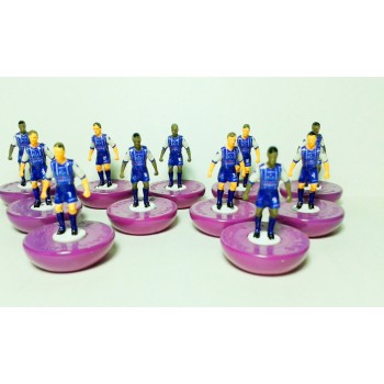 Subbuteo Andrew Table Soccer Toulouse 2016-17 on classic Hasbro bases